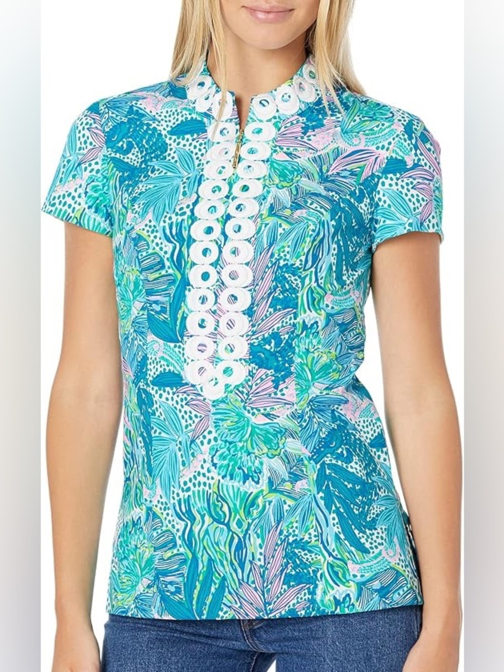 Lilly Pulitzer Kerry Short Sleeve Stretch Top
